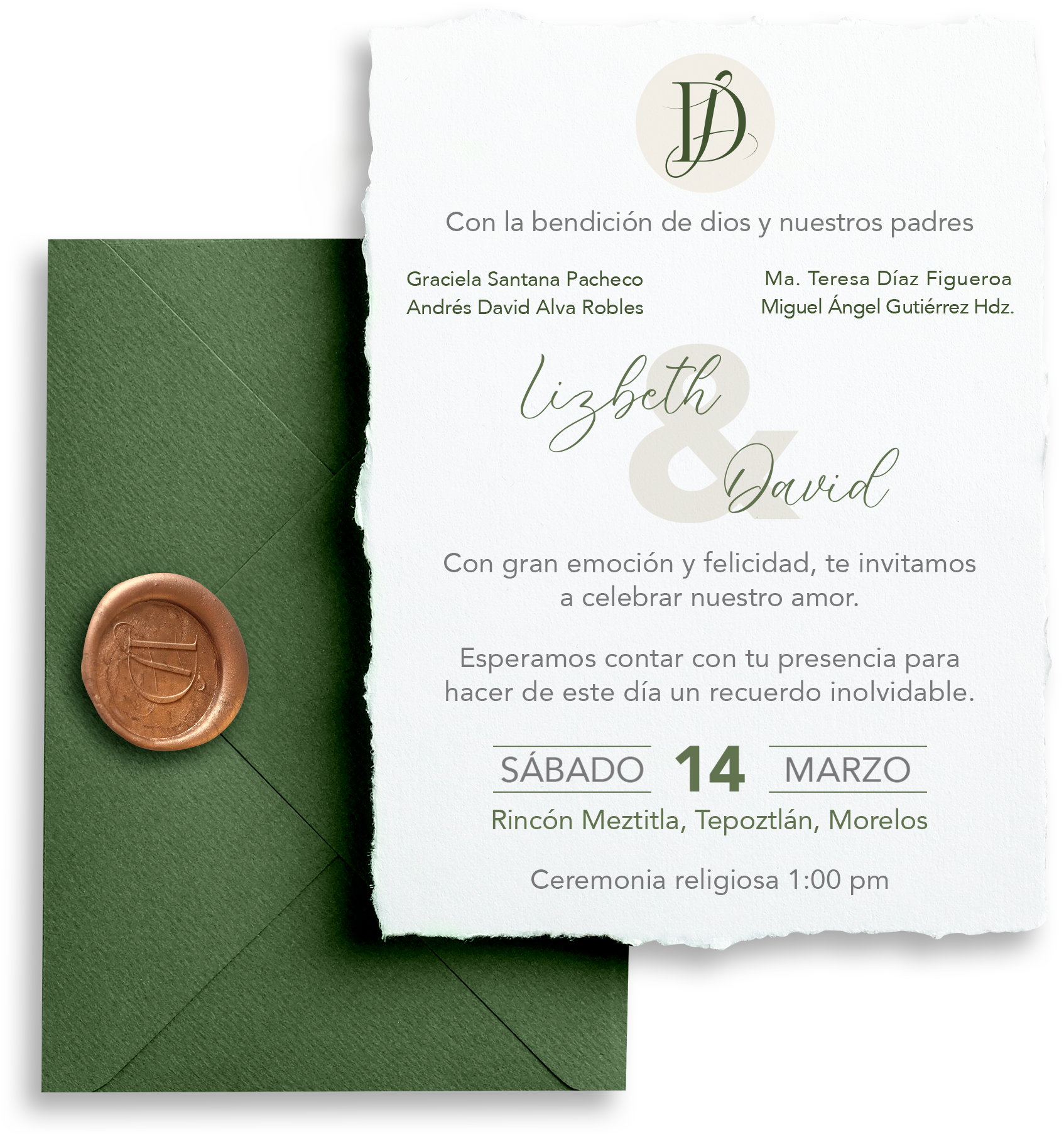 Invitación de boda